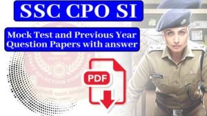 Read more about the article SSC SI CPO 2021 – Exam Schedule, Mock Test, Application Form, Syllabus and Previous Year Question papers